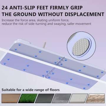 Pafal Pilates Board, Multifunctional Abdominal Board, Ab Core Trainer, Ab Trainer Machine, Ab Board, Exercise Board, Abs Workout Equipment, Core Workout Equipment (Purple)