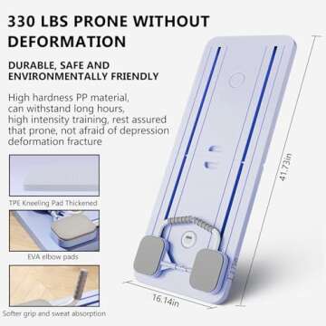 Pafal Pilates Board, Multifunctional Abdominal Board, Ab Core Trainer, Ab Trainer Machine, Ab Board, Exercise Board, Abs Workout Equipment, Core Workout Equipment (Purple)