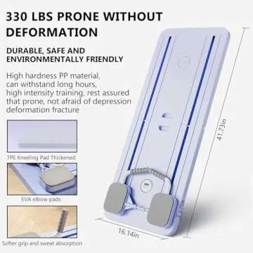 Pafal Pilates Board, Multifunctional Abdominal Board, Ab Core Trainer, Ab Trainer Machine, Ab Board, Exercise Board, Abs Workout Equipment, Core Workout Equipment (Purple)