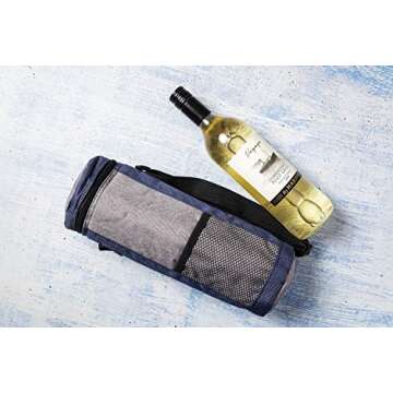 Single Bottle Wine Cooler Tote - Insulated Wine Carrier