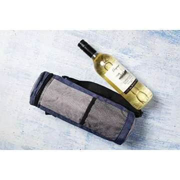 Single Bottle Wine Cooler Tote - Insulated Wine Carrier