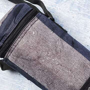 Single Bottle Wine Cooler Tote - Insulated Wine Carrier