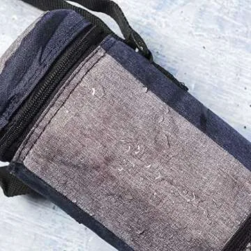 Single Bottle Wine Cooler Tote - Insulated Wine Carrier