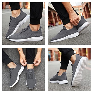 VAMJAM Men's Breathable Running Shoes - Size 10