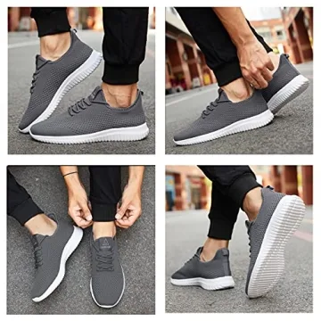 VAMJAM Men's Breathable Running Shoes - Size 10