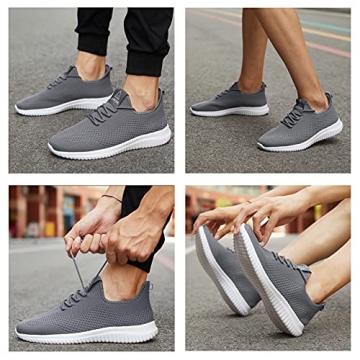 VAMJAM Men's Breathable Running Shoes - Size 10