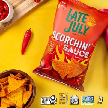 Tasty Late July Snacks Tortilla Chips, 7.8 Oz. Pack