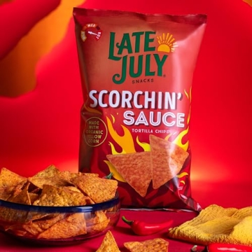 Tasty Late July Snacks Tortilla Chips, 7.8 Oz. Pack