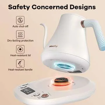 Mecity Electric Gooseneck Kettle for Perfect Brewing