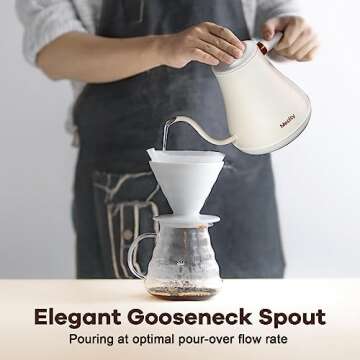 Mecity Electric Gooseneck Kettle for Perfect Brewing