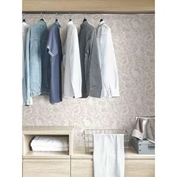 NuWallpaper Cream Terrene Peel and Stick Wallpaper