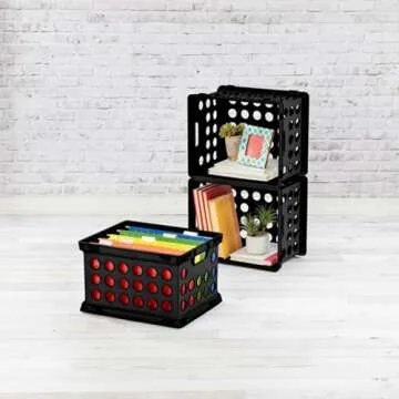 Sterilite File Crate - Stackable Storage Solution 6-Pack
