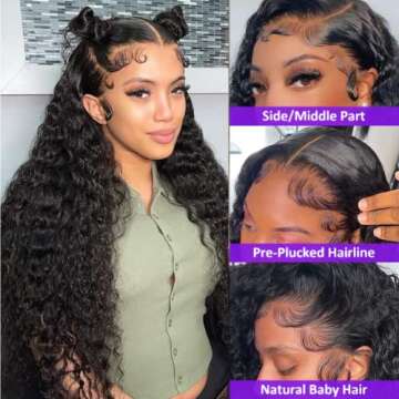 KTOOYKE 99J Burgundy Lace Front Wigs Human Hair Straight 13x4 Lace Front Wigs Human Hair Pre Plucked...