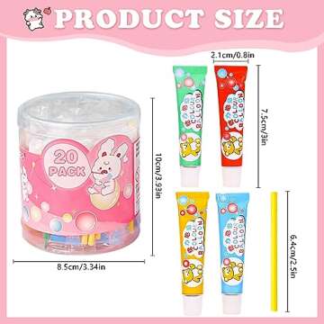 BolianOvi 20Pcs Plastic Bubbles Blow Plastic Bubbles Toys Large Bubble Balloons for Schools Party Birthday Gift