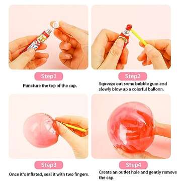 BolianOvi 20Pcs Plastic Bubbles Blow Plastic Bubbles Toys Large Bubble Balloons for Schools Party Birthday Gift