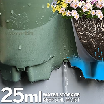 Worth Garden 36 Pockets Vertical Planters with Dripping System