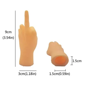 Yolococa Tiny Hands Middle Finger 10 PCS Gag Gift