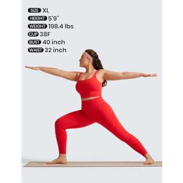 CRZ YOGA Butterluxe Women’s Sports Bra for Comfort Fit