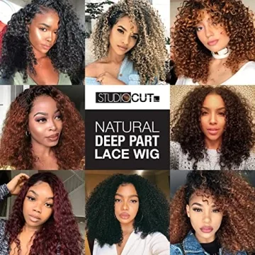 GLAM21USA Natural Looking Curly Bob Wig for Women