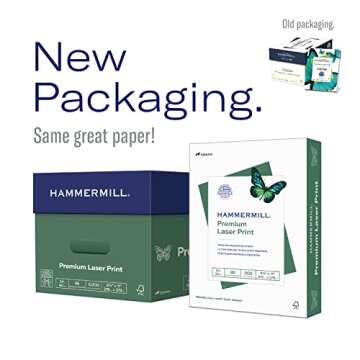 Hammermill Paper - Premium Laser Print, 24lb, 98 Bright, 500 Sheets