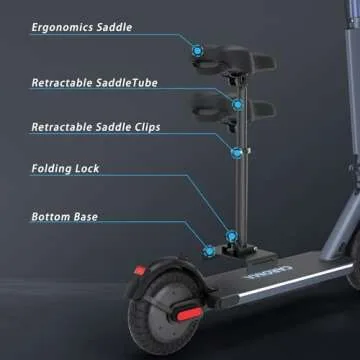 Caroma Electric Scooter 500W Max 25 Miles 20 MPH Folding