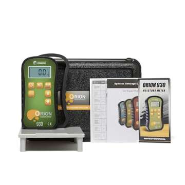 Orion® 930 Pinless Wood Moisture Meter by Wagner Meters I Accurate, Non-Damaging, Dual Depth Lumber...