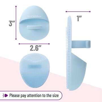 Slick Silicone Facial Cleansing Brush 4 Pack Exfoliator