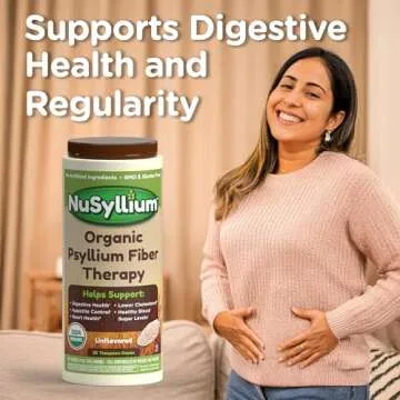 NuSyllium Organic Psyllium Fiber Powder - 21 Oz