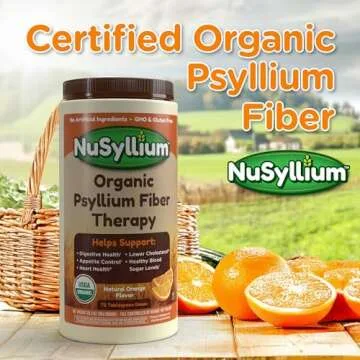 NuSyllium Organic Psyllium Fiber Powder - 21 Oz