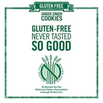 Tate's Gluten Free Ginger Cookies - 4 Bags of 7 oz
