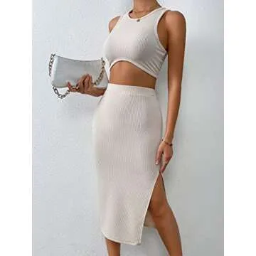 Stylish COZYEASE Women's 2 Piece Outfit for Summer