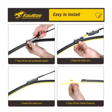 Raidbee® Windshield Wiper Blades for Tesla Model 3 and Y