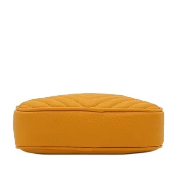 FashionPuzzle Quilted Crossbody Bag with Chain Strap