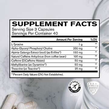 BARE PERFORMANCE NUTRITION BPN Whey Protein Powder & In-Focus Cognitive Support Bundle