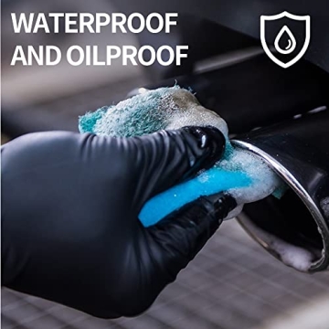 Black Nitrile Exam Gloves - Latex & Powder Free Quality