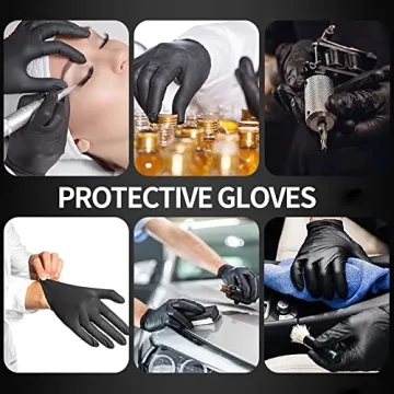 Black Nitrile Exam Gloves - Latex & Powder Free Quality