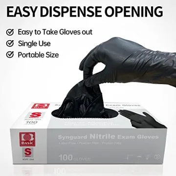 Black Nitrile Exam Gloves - Latex & Powder Free Quality