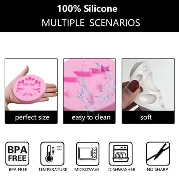 Gingerbread Man Silicone Molds for Festive Baking and Crafts