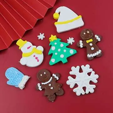 Gingerbread Man Silicone Molds for Festive Baking and Crafts