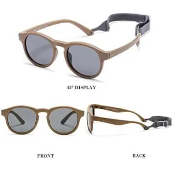 HJSTES Baby Sunglasses UV Protection for 0-3 Years