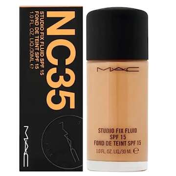 MAC Studio Fix Fluid Foundation NC35 SPF15 for Radiant Skin