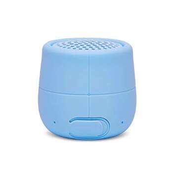 Lexon Mino X Floating Bluetooth Speaker, IPX7 Water Resistant, Rechargeable & Pairable - Light Blue