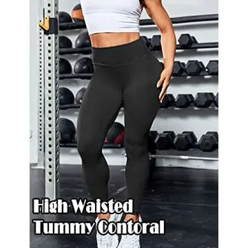 KIWI RATA Women Scrunch Butt Yoga Pants High Waist Sport Workout Leggings Trousers Tummy Control Tights