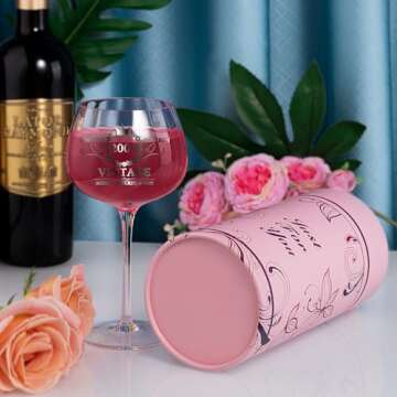 Vintage 2004 Engraved Wine Glass - Perfect 21st Birthday Gift