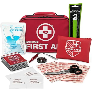 Comprehensive 2-in-1 First Aid Kit for Home and Travel