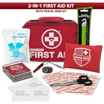 Comprehensive 2-in-1 First Aid Kit for Home and Travel