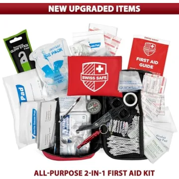 Comprehensive 2-in-1 First Aid Kit for Home and Travel