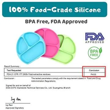 Silikong Toddler Suction Plate - 100% Food Grade Silicone
