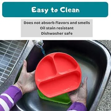 Silikong Toddler Suction Plate - 100% Food Grade Silicone