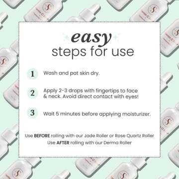 ﻿Sdara Skincare Vitamin C Serum for Face with Hyaluronic Acid 5% - 1 fl oz Skin Brightening Face Serum to Reduce the Look of Sun, Age, and Dark Spots